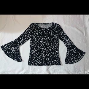 Adrianna Papell Top. Women size Small. Back and white. Used- Like new.